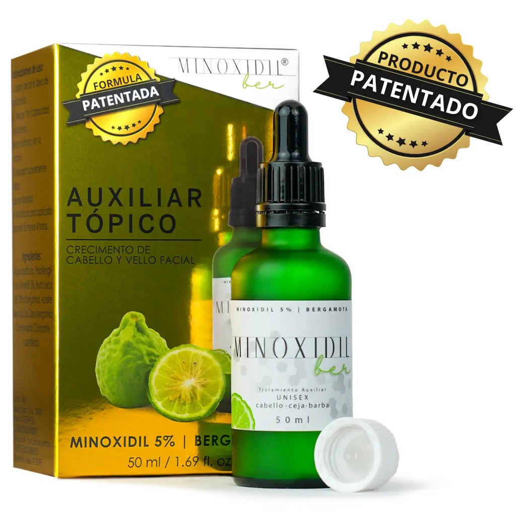 Luce Un Cabello Y Vello Facial De Impacto 5% Bergamota 50ml MINOXIDILBER