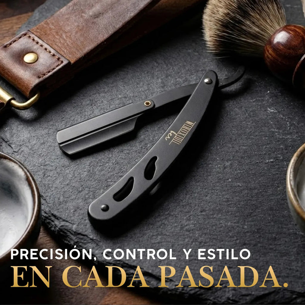 Kit Para Barba Boligrafo Rellenador + Porta Navaja + 3 Hojas MINOXIDILBER