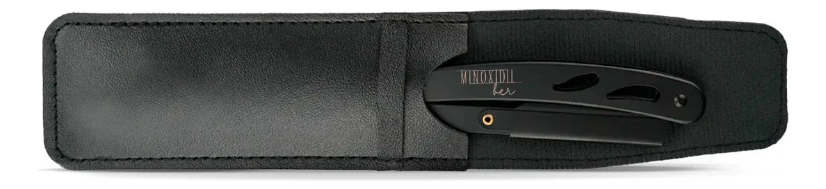 Kit Para Barba Boligrafo Rellenador + Porta Navaja + 3 Hojas MINOXIDILBER