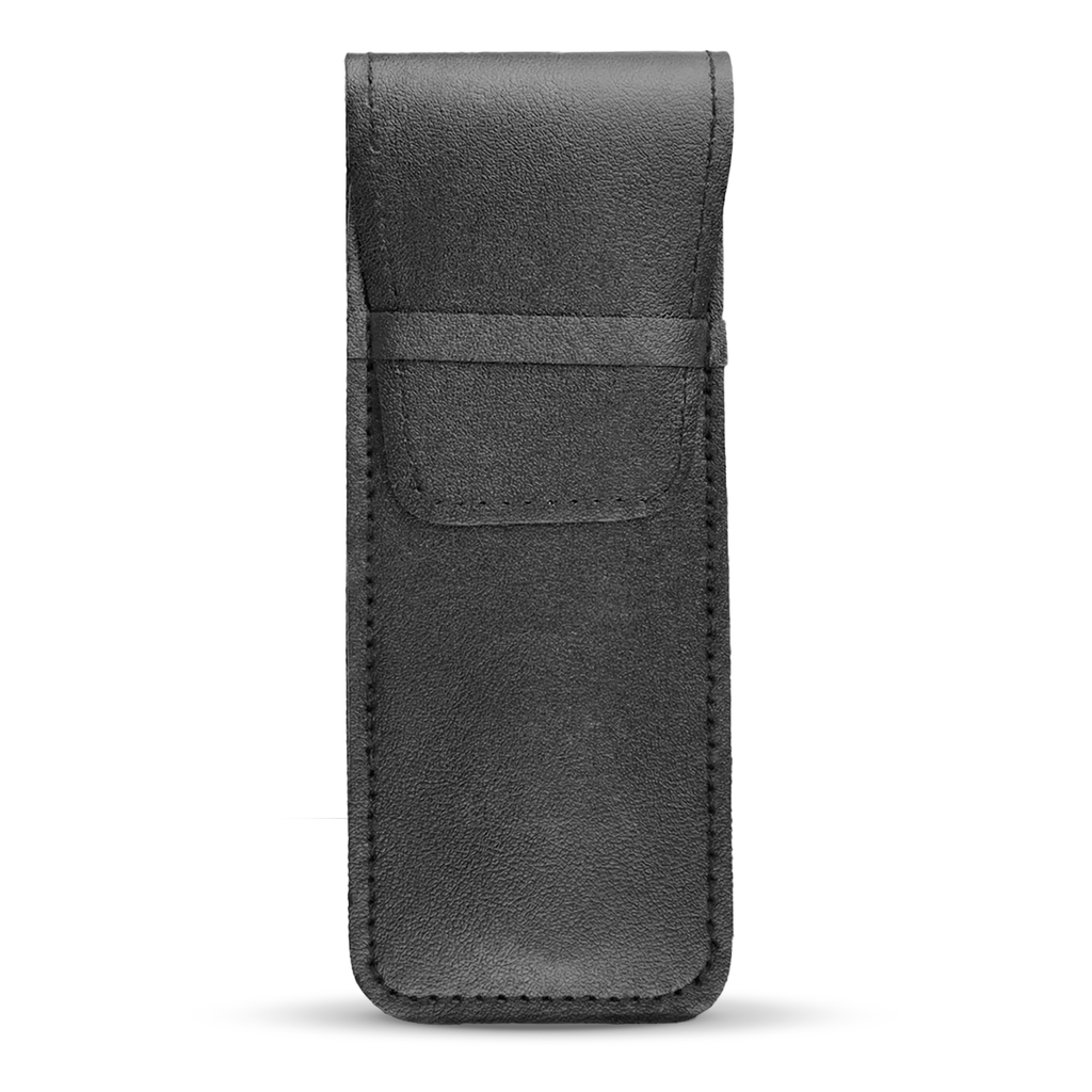 Porta Navaja Profesional Barbero Negro Con Funda + 3 Hojas.                     ¡ENVIO GRATIS! MINOXIDILBER