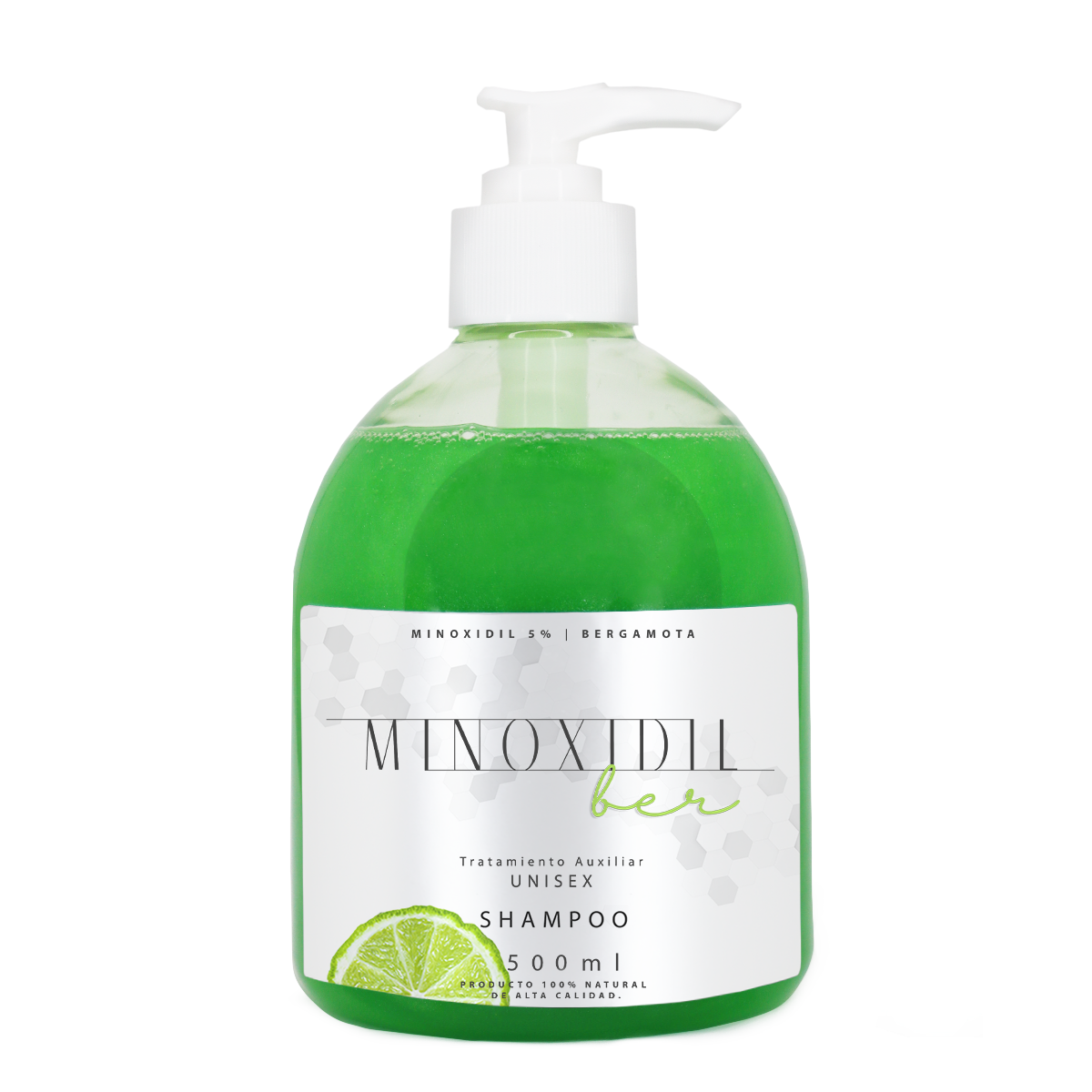 MINOXIDILBER minoxidilber 5% bergamota shampoo 500 ml